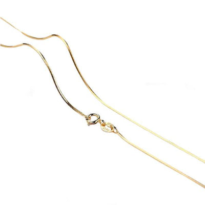 18ct Gold Snake Chain | Snakes Jewelry & Fashion