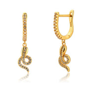 Snake Earrings Dangle | Snakes Jewelry & Fashion