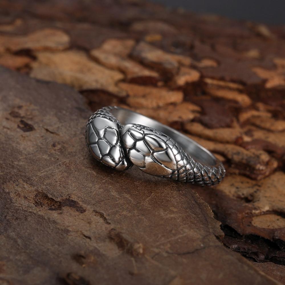 Silver Sterling Ring Men | Snakes Jewelry & Fashion
