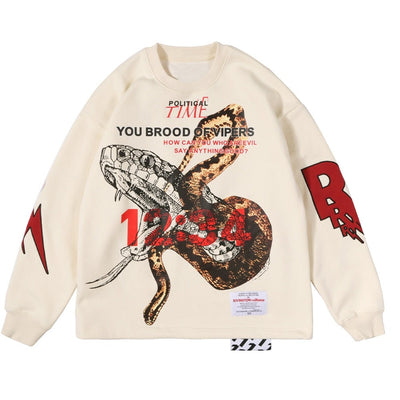 Mens Snake Sweater | Snakes Jewelry & Fashion