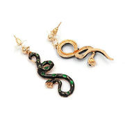 Womens Black Earrings | Snakes Jewelry & Fashion