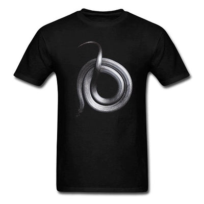 Black and White Snake T-Shirt | Snakes Jewelry & Fashion