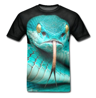 Blue Viper T-Shirt | Snakes Jewelry & Fashion