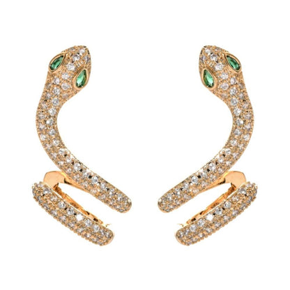 Diamond Snake Earrings | Snakes Jewelry & Fashion