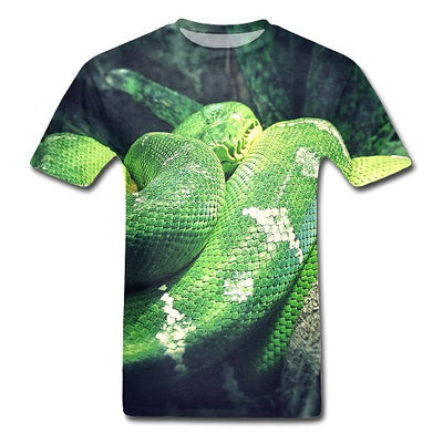 Emerald Tree Boa T-Shirt | Snakes Jewelry & Fashion