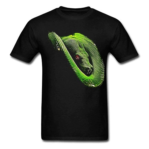 Green Tree Python T-Shirt | Snakes Jewelry & Fashion