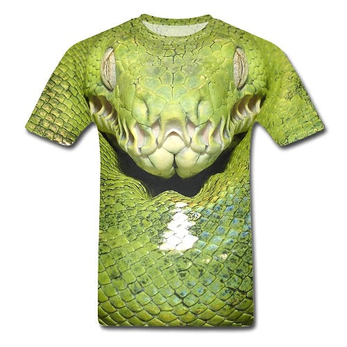 Green Snake T-Shirt | Snakes Jewelry & Fashion