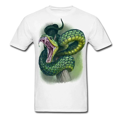 Green Tree Viper T-Shirt | Snakes Jewelry & Fashion
