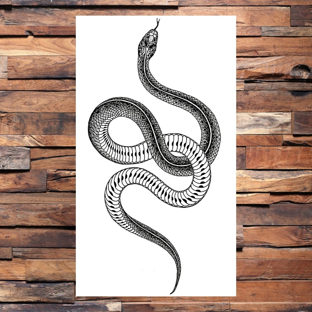 Snake Wrapped Around Arm Tattoo | Snakes Jewelry & Fashion