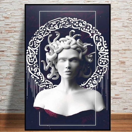 Medusa Greek Art Poster | Snakes Jewelry & Fashion