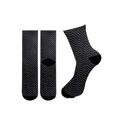 Black Snake Print Socks | Snakes Jewelry & Fashion