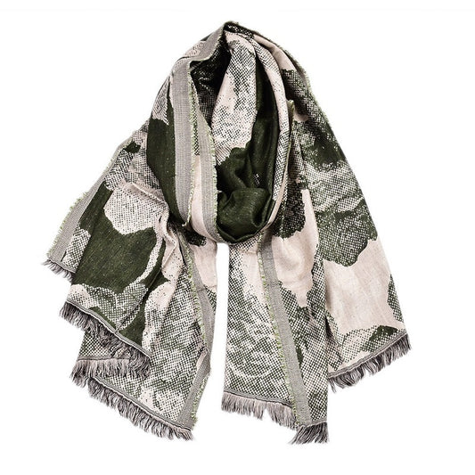Green Snake Print Scarf | Snakes Jewelry & Fashion