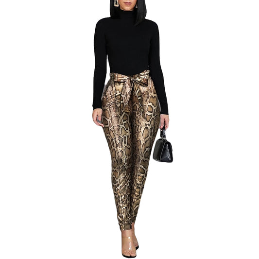 Snake Pants Outfit | Snakes Jewelry & Fashion