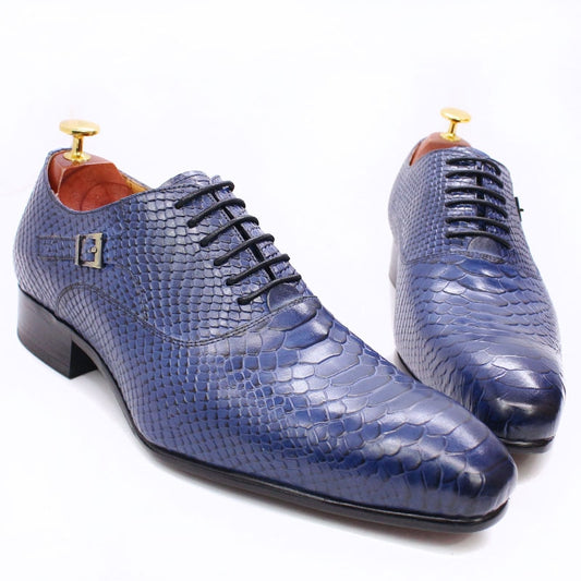 Blue Snake Print Shoes | Snakes Jewelry & Fashion