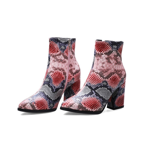 Red Snake Skin Boots | Snakes Jewelry & Fashion