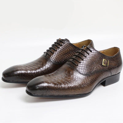 Snake Leather Shoes Men | Snakes Jewelry & Fashion