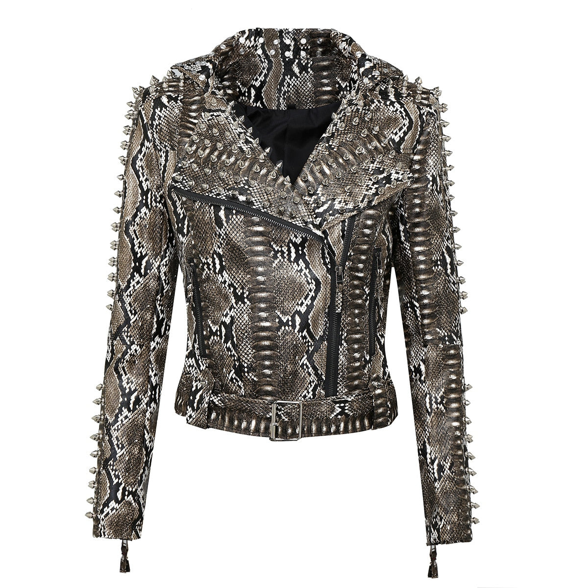 Python Leather Jacket | Snakes Jewelry & Fashion