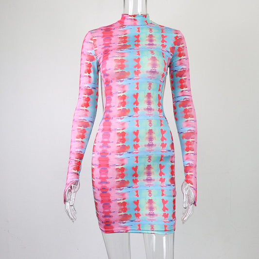 Colorful Snake Print Dress | Snakes Jewelry & Fashion