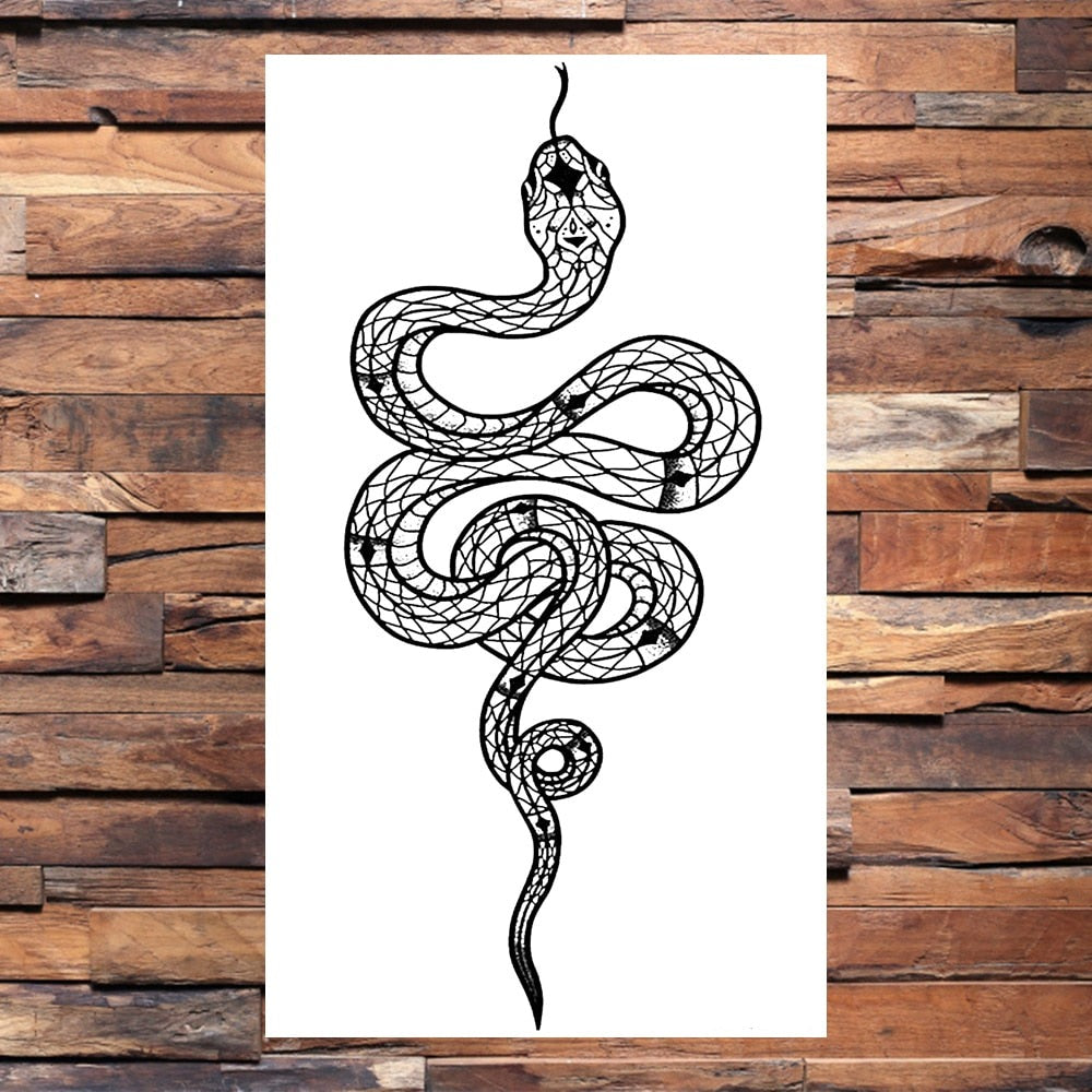 Snake Sleeve Tattoo | Snakes Jewelry & Fashion