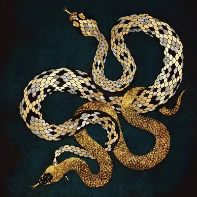 Vintage Snake Poster | Snakes Jewelry & Fashion