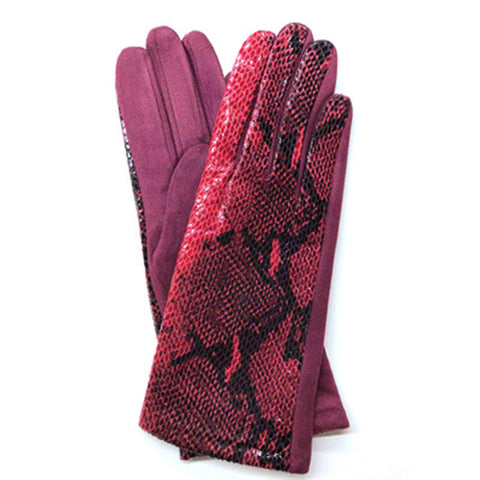 Snake Print Gloves | Snakes Jewelry & Fashion
