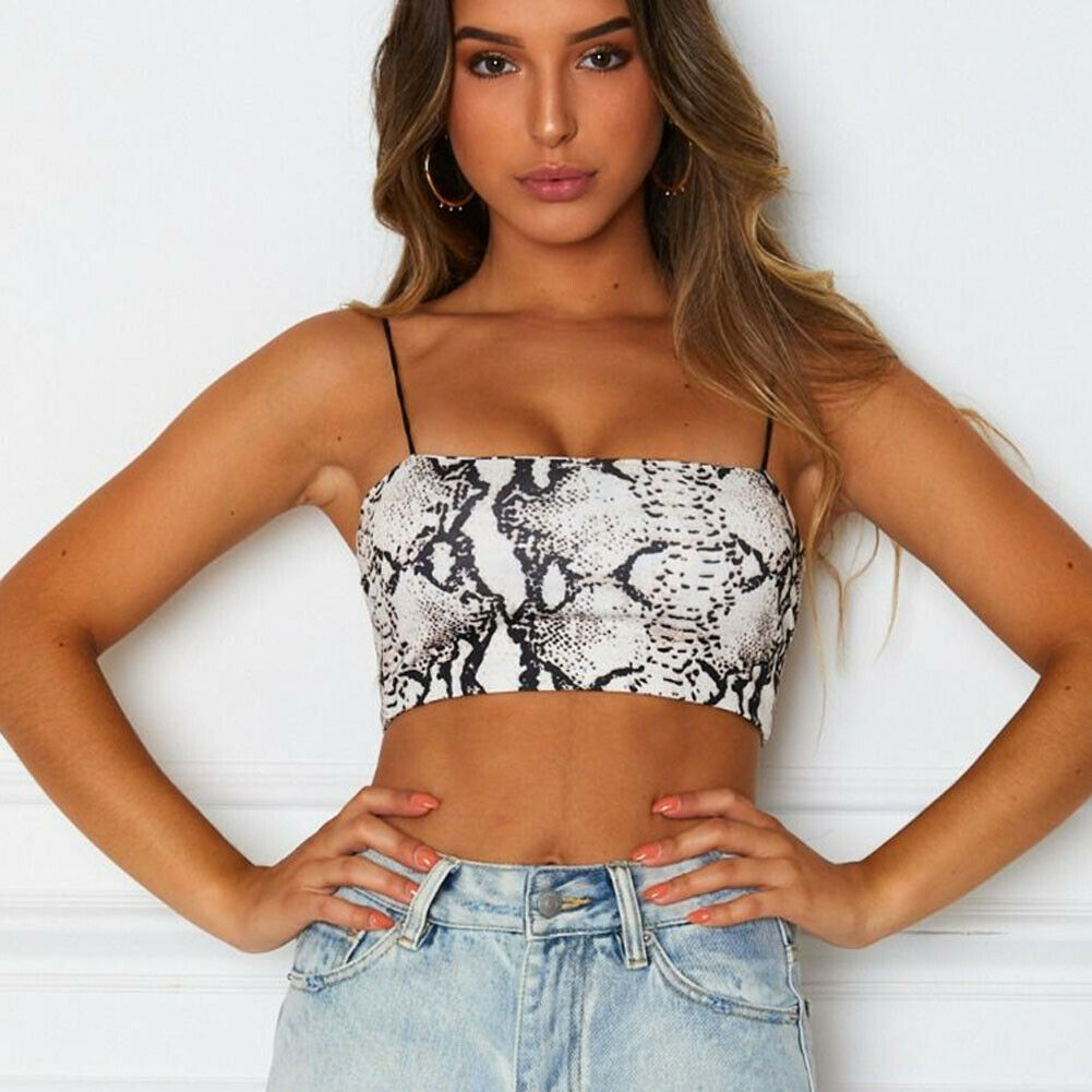 Grey Snake Crop Top | Snakes Jewelry & Fashion