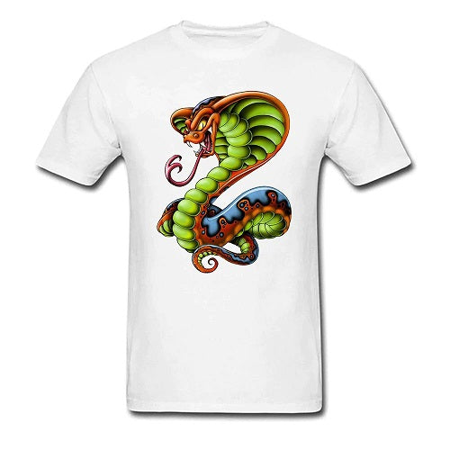 Ophiophagus Hannah T-Shirt | Snakes Jewelry & Fashion