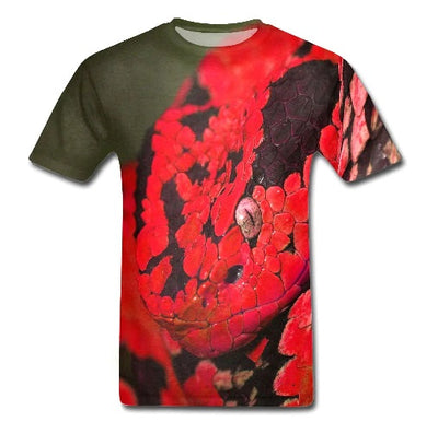 Red Snake T-Shirt | Snakes Jewelry & Fashion