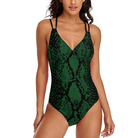 Green Snake Swimsuit | Snakes Jewelry & Fashion