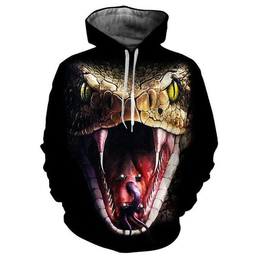 Crotaline Snake Hoodie | Snakes Jewelry & Fashion