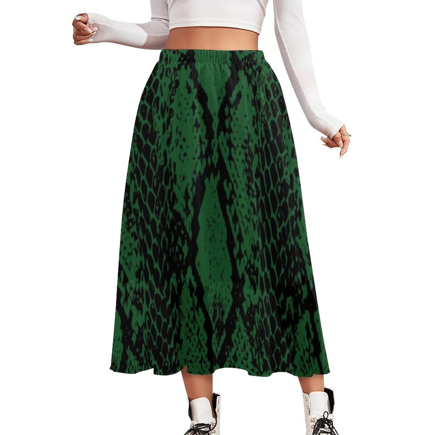 Green Snake Skirt | Snakes Jewelry & Fashion