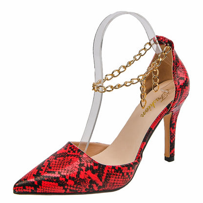 Red Snake Heels | Snakes Jewelry & Fashion