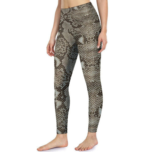 High Waisted Snake Print Leggings | Snakes Jewelry & Fashion