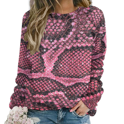 Pink Snake Fruit Sweater | Snakes Jewelry & Fashion