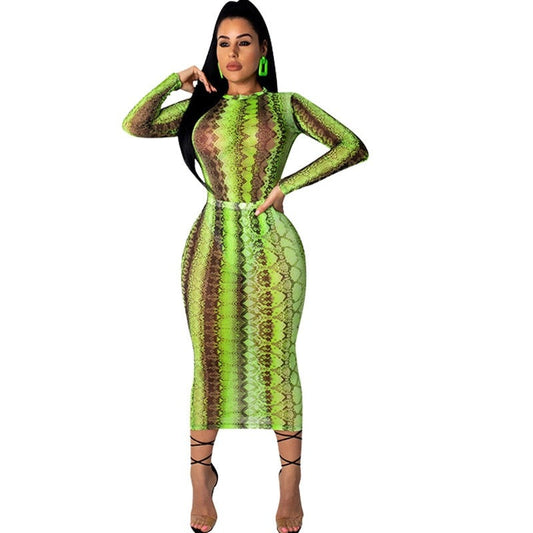 Green Snake Dress | Snakes Jewelry & Fashion