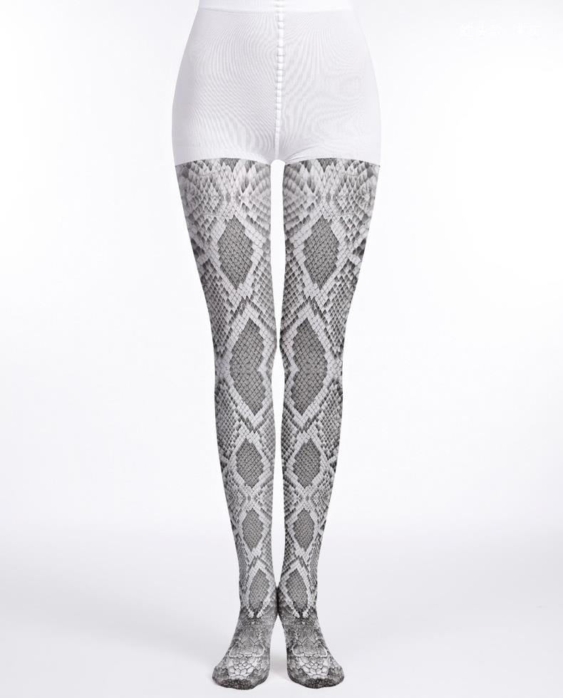 Snake Print Tights | Snakes Jewelry & Fashion