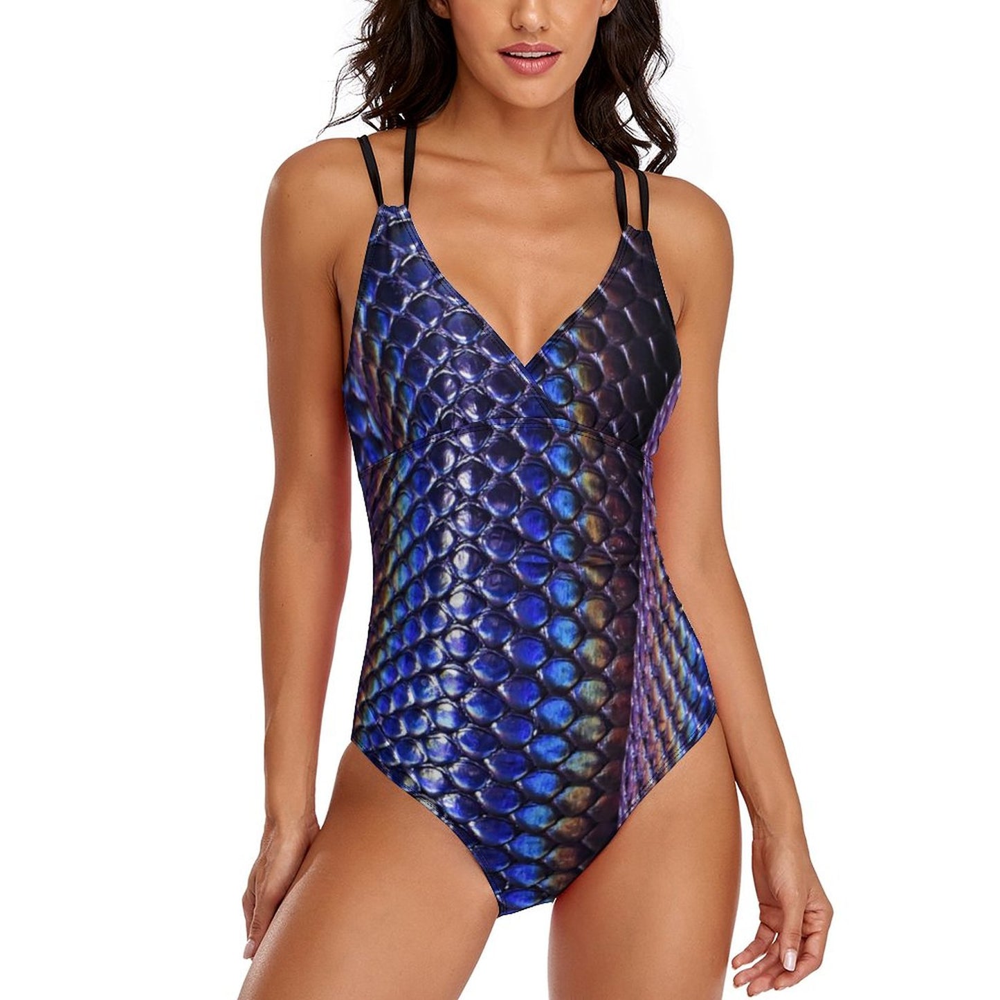 Neon Snake Print Swimsuit | Snakes Jewelry & Fashion