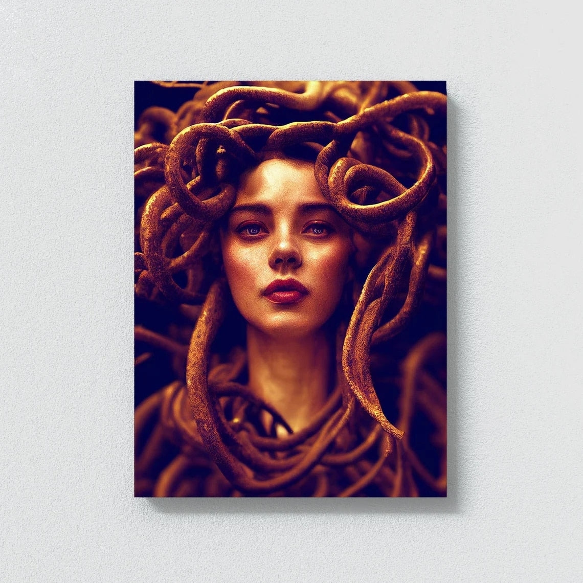 Medusa Canvas Art Poster | Snakes Jewelry & Fashion