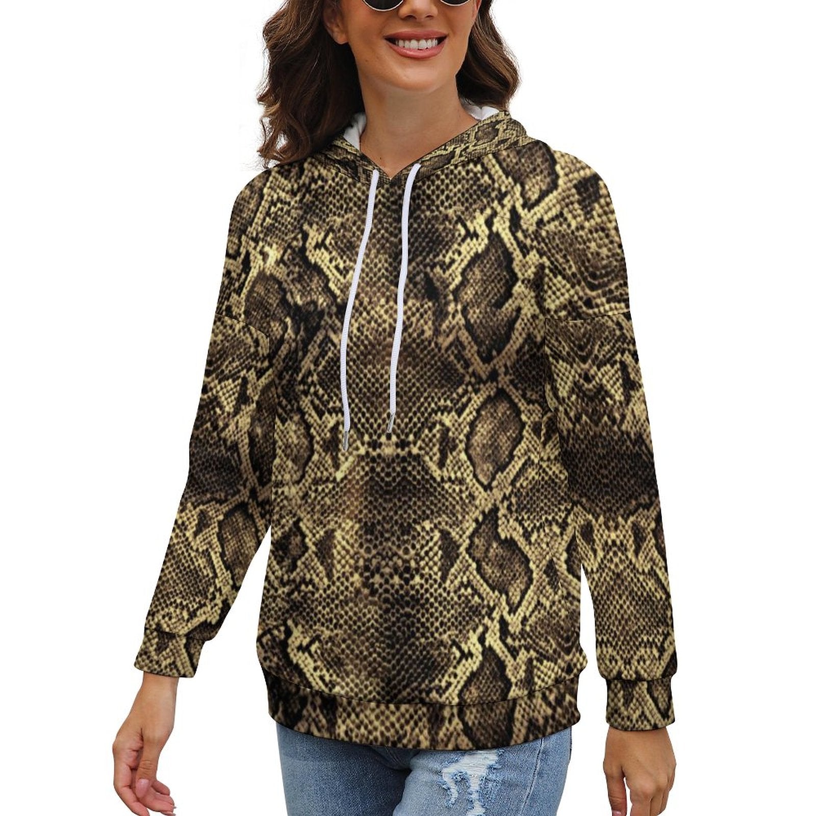 Python Skin Hoodie | Snakes Jewelry & Fashion