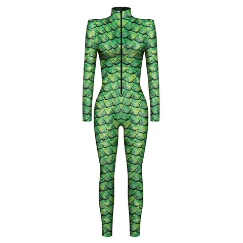 Green Snake Jumpsuit | Snakes Jewelry & Fashion