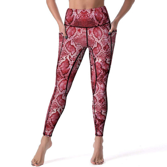 Red Snake Leggings | Snakes Jewelry & Fashion