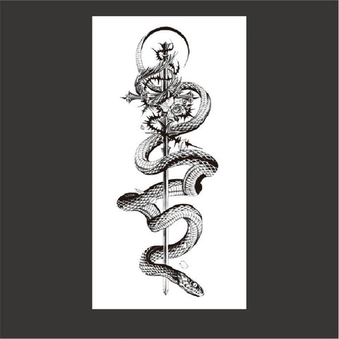 Sword With Snake Tattoo | Snakes Jewelry & Fashion