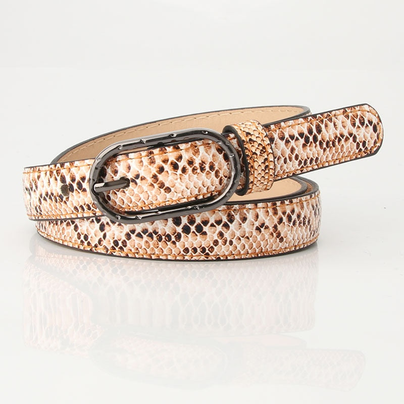 Python Leather Belt | Snakes Jewelry & Fashion
