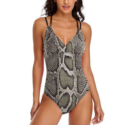 Snake Print One Piece Swimsuit | Snakes Jewelry & Fashion