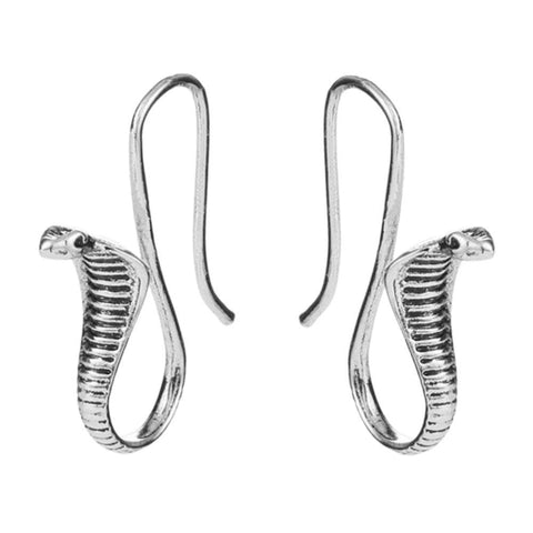 Silver Cobra Earrings | Snakes Jewelry & Fashion