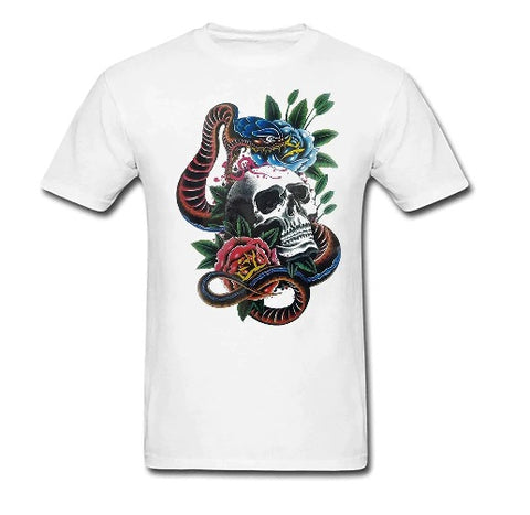 Skull Guardian Snake T-Shirt | Snakes Jewelry & Fashion