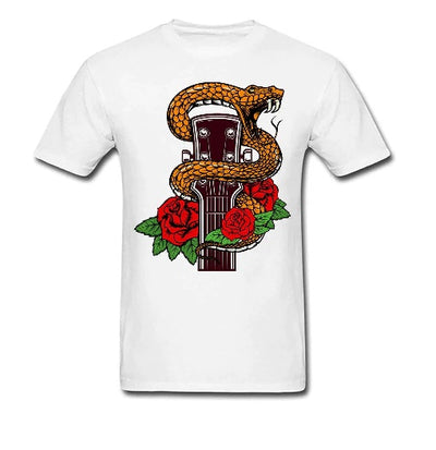 Snake Guitar T-Shirt | Snakes Jewelry & Fashion