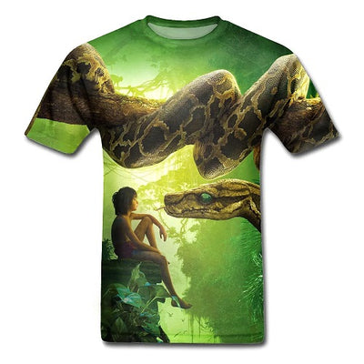 The Jungle Book Kaa T-Shirt | Snakes Jewelry & Fashion