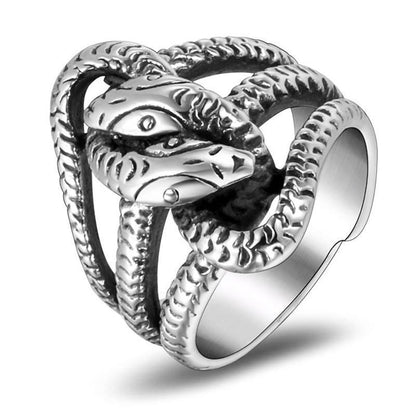 Vintage Silver Snake Ring | Snakes Jewelry & Fashion
