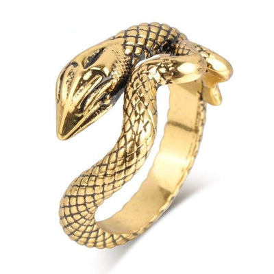 Vintage Gold Snake Ring | Snakes Jewelry & Fashion